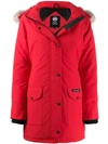 Canada Goose Trillium Parka Red Jacket In 11 - Red - Rouge