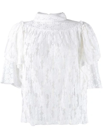 Isabel Marant Étoile Victorian Lace Blouse - 白色 In White