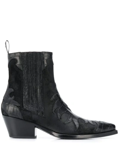 Sartore Western Boots In Black
