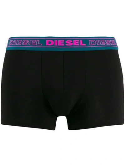Diesel Logo Briefs - 黑色 In Black