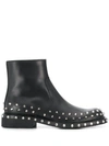 PRADA STUDDED ANKLE BOOTS