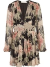 ZIMMERMANN ZIMMERMANN FLORAL MINI DRESS - 黑色