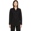 LEMAIRE LEMAIRE BLACK FITTED OVERSHIRT