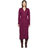 LEMAIRE LEMAIRE PINK CARDIGAN DRESS