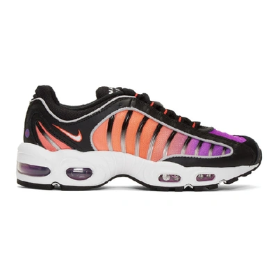 Nike Air Max Tailwind Iv "suns" Low-top Sneakers In Black,bright Crimson,bright Ceramic,white