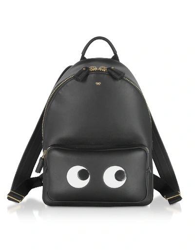 Anya Hindmarch Black Leather Backpack