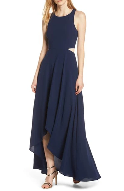 Ali & Jay Cutout Maxi Dress In Navy