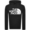 The North Face Logo Print Hoodie In Black