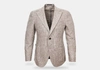 LEDBURY MEN'S SOFT BROWN PELHAM SPORT COAT WOOL/CASHMERE,1B19C3-462-805-40