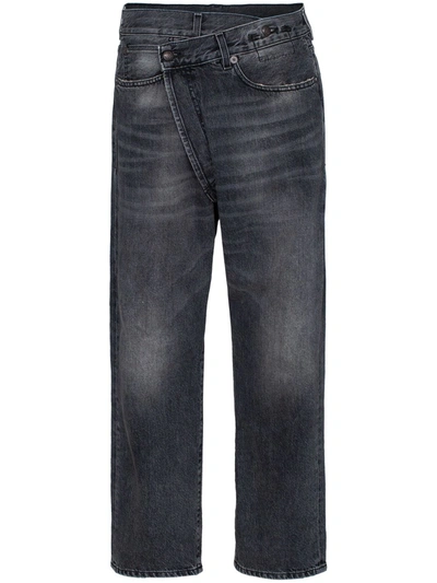 R13 LEYTON CROSSOVER-FRONT JEANS