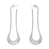 LEMAIRE LEMAIRE SILVER LONG DROP EARRINGS