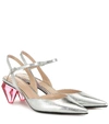 MARC JACOBS THE SLINGBACK LEATHER PUMPS,P00398498