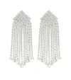 ALESSANDRA RICH CRYSTAL-EMBELLISHED CLIP-ON EARRINGS,P00418755