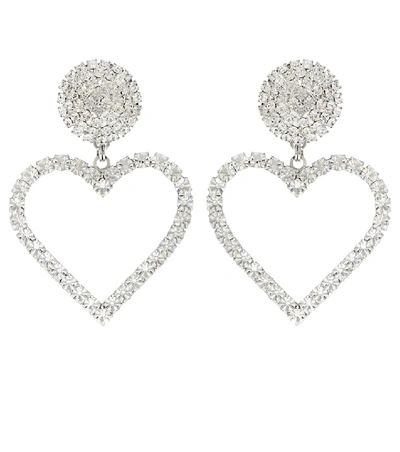 Alessandra Rich Crystal-embellished Earrings In 001 Crystal