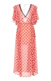 Hofmann Copenhagen Cathrine Printed Midi Dress In Multi