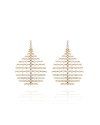 Fernando Jorge Small Disco 18k Gold Diamond Earrings In Gold