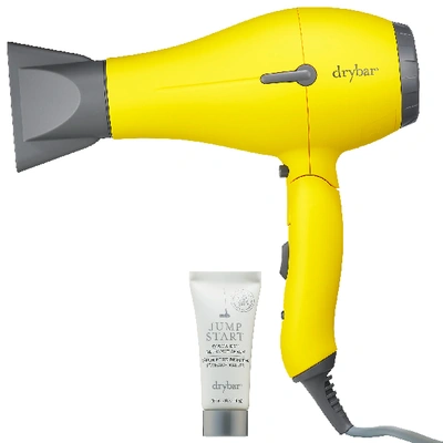 Drybar Baby Buttercup Travel Blow-dryer + Jump Start Quick Dry Blowout Serum Deluxe Sample Duo