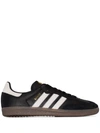 Adidas Originals Samba Og Logo-print Leather Low-top Trainers In Black
