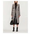STELLA MCCARTNEY CHECKED WOVEN TRENCH COAT