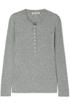 ALEX MILL RIBBED WOOL-BLEND TOP