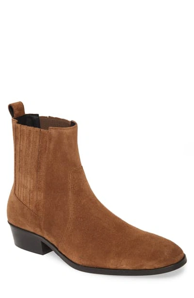 Allsaints Rico Chelsea Boot In Tan Suede