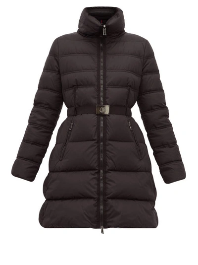 Moncler Accenteur Quilted-down Coat In Black | ModeSens