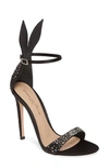 GIANVITO ROSSI EMBELLISHED ANKLE STRAP SANDAL,G61335-11RIC-RAS