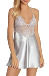 IN BLOOM BY JONQUIL SEA OF LOVE LACE & SATIN CHEMISE,SVE010