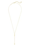 KENDRA SCOTT FERN Y-NECKLACE,N1338GLD