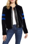 BAILEY44 SULLIVAN FAUX FUR BOMBER JACKET,407-5415