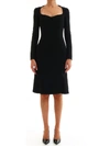 DOLCE & GABBANA DRESS IN CADY BLACK,11049208