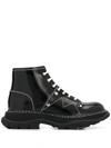 ALEXANDER MCQUEEN TREAD LACE-UP BOOTS