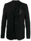 LES HOMMES ZIP PANEL BLAZER