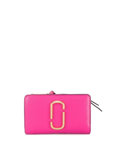Marc Jacobs Compact Wallet In Pink