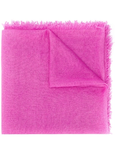 Faliero Sarti Frayed Edge Scarf - 粉色 In Pink