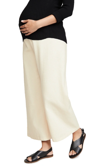 Hatch The Flora Pants In Ivory
