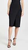 JONATHAN SIMKHAI DEEP RIB WRAP SKIRT,JONDB30509