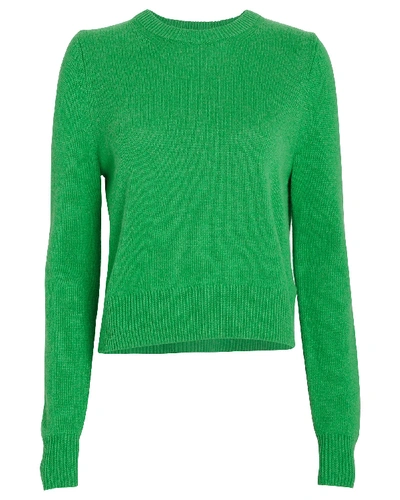 A.l.c Wooster Wool Cashmere Cropped Sweater In Green