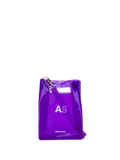 Nana-nana A5 Cross Body Bag - Purple