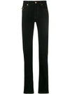 VERSACE FLARED SAFETY-PIN JEANS