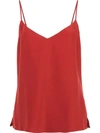 L AGENCE L'AGENCE CAMISOLE TOP - 红色