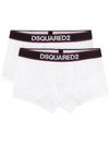 DSQUARED2 DSQUARED2 2 PACK LOGO BOXERS - 白色