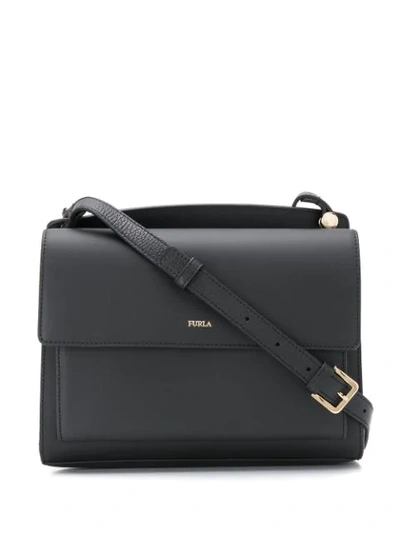 Furla Flap Crossbody Bag In Black