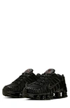 Nike Wmns Shox Tl Sneakers In Black/ Hematite/ Max Orange