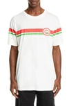 GUCCI OVERSIZE INTERLOCKING-G LOGO GRAPHIC TEE,565806XJBAR