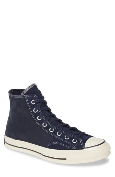 Converse Chuck Taylor All Star 70 High Top Sneaker In Dark Obsidian Suede