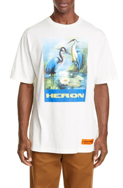 Heron Preston Graphic T-shirt In Off White