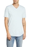 Goodlife Scallop Slim Fit V-neck T-shirt In Cool Blue