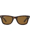 Ray Ban Original Wayfarer Classic Sunglasses In 棕色