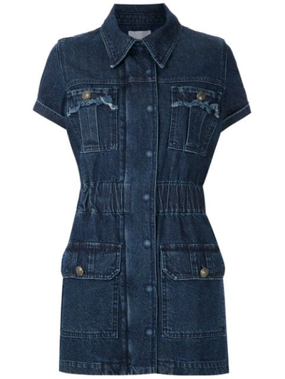 Andrea Bogosian Petrônia Denim Dress In Blue